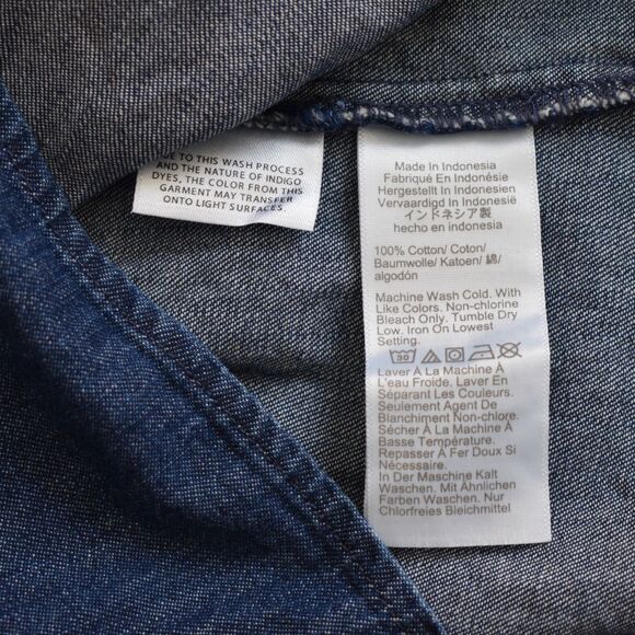 J.CREW Women's Chambray Collared Mini Denim Dress Size 4 - Picture 6 of 8